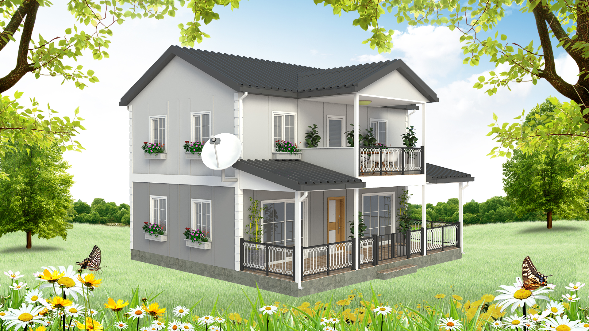 150 m² Dubleks Prefabrik Ev