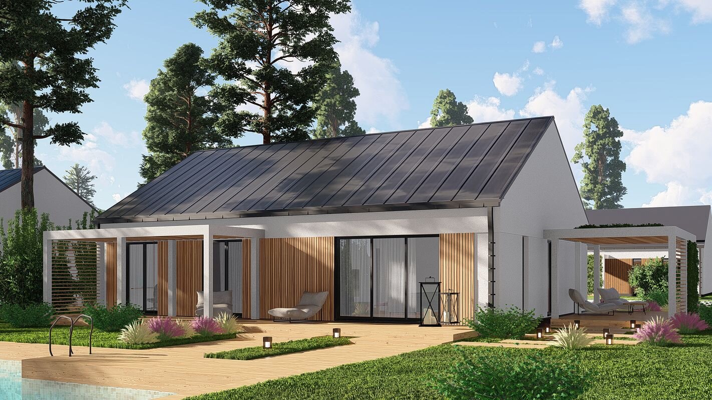 120 m² Tek Katlı Çelik Konstrüksiyon Ev