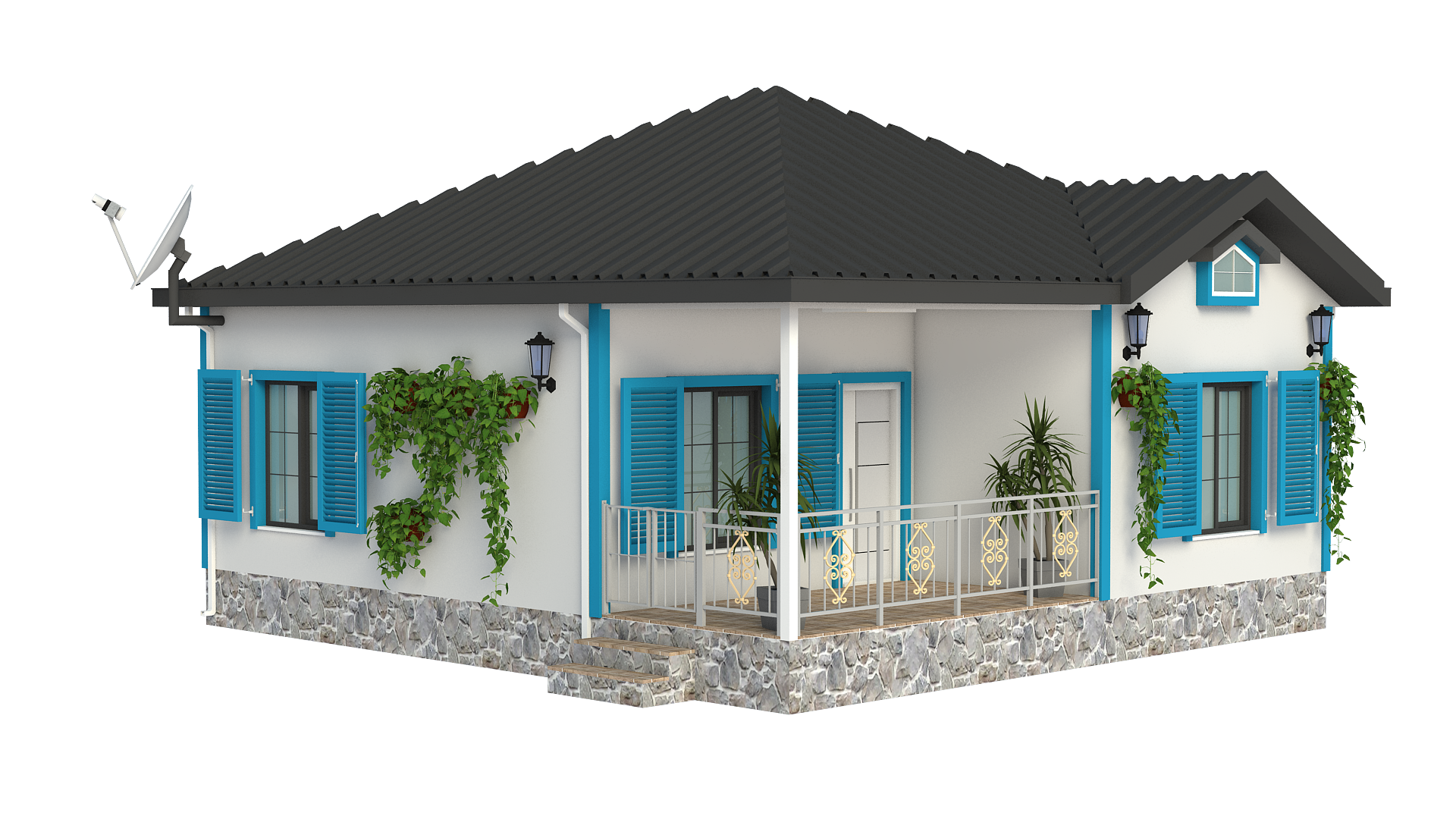 70 m² Tek Katlı Çelik Konstrüksiyon Ev