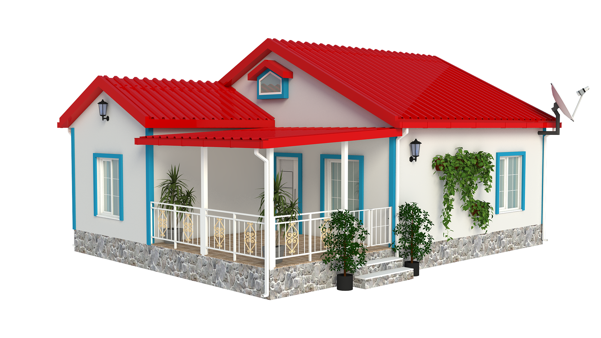 85 m² Tek Katlı Çelik Konstrüksiyon Ev