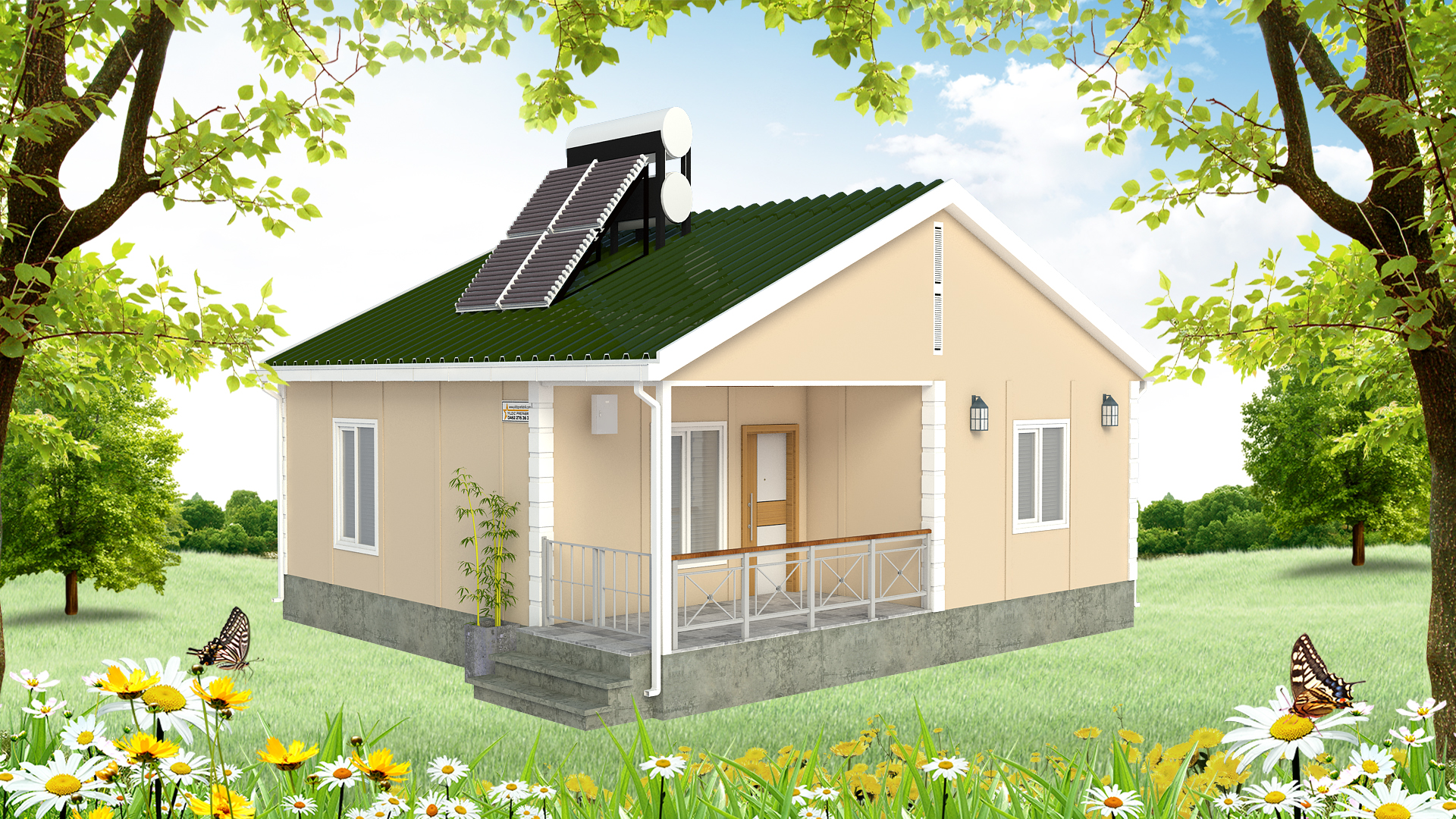 60 m² Tek Katlı Prefabrik Ev