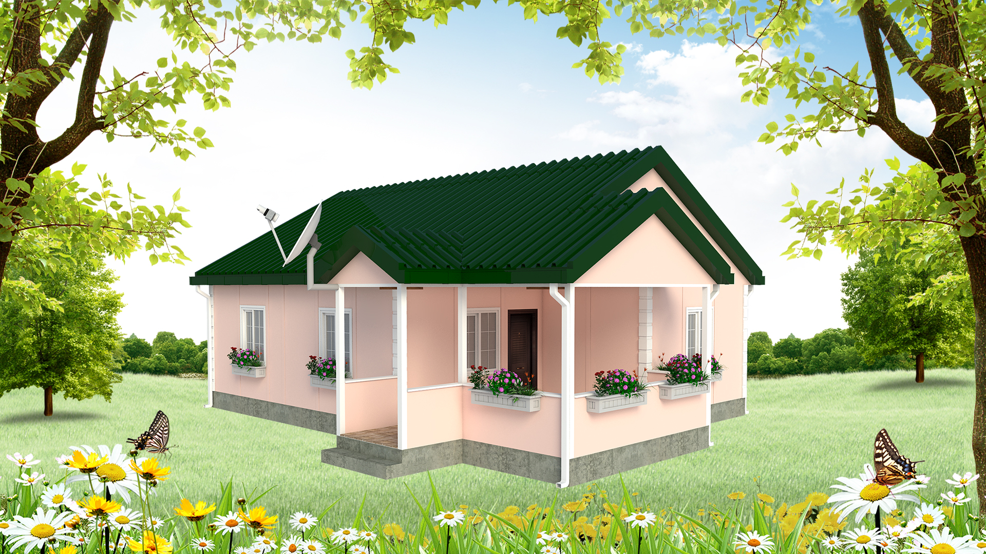 80 m² Tek Katlı Prefabrik Ev